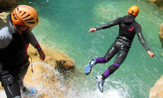 Canyoning in de Pyreneeën